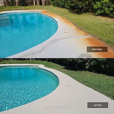 Pool deck sealing
