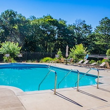 Pool deck resurfacing