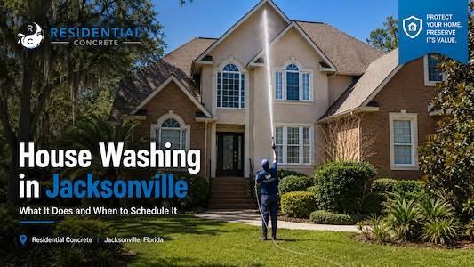 House washing in jacksonville what it does and when to schedule it