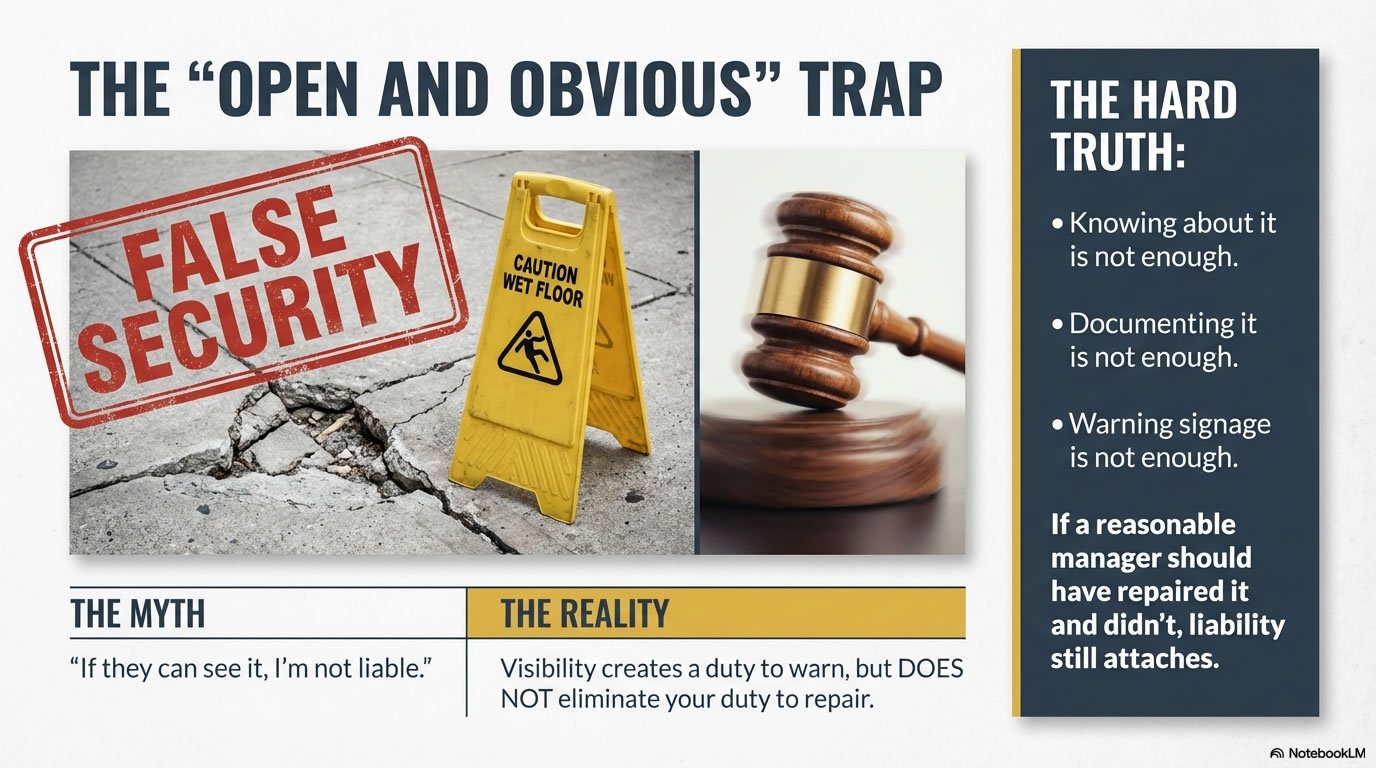 More than an eyesore the open and obvious trap