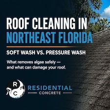 Roof Cleaning in Northeast Florida: Soft Wash vs. Pressure Wash Thumbnail