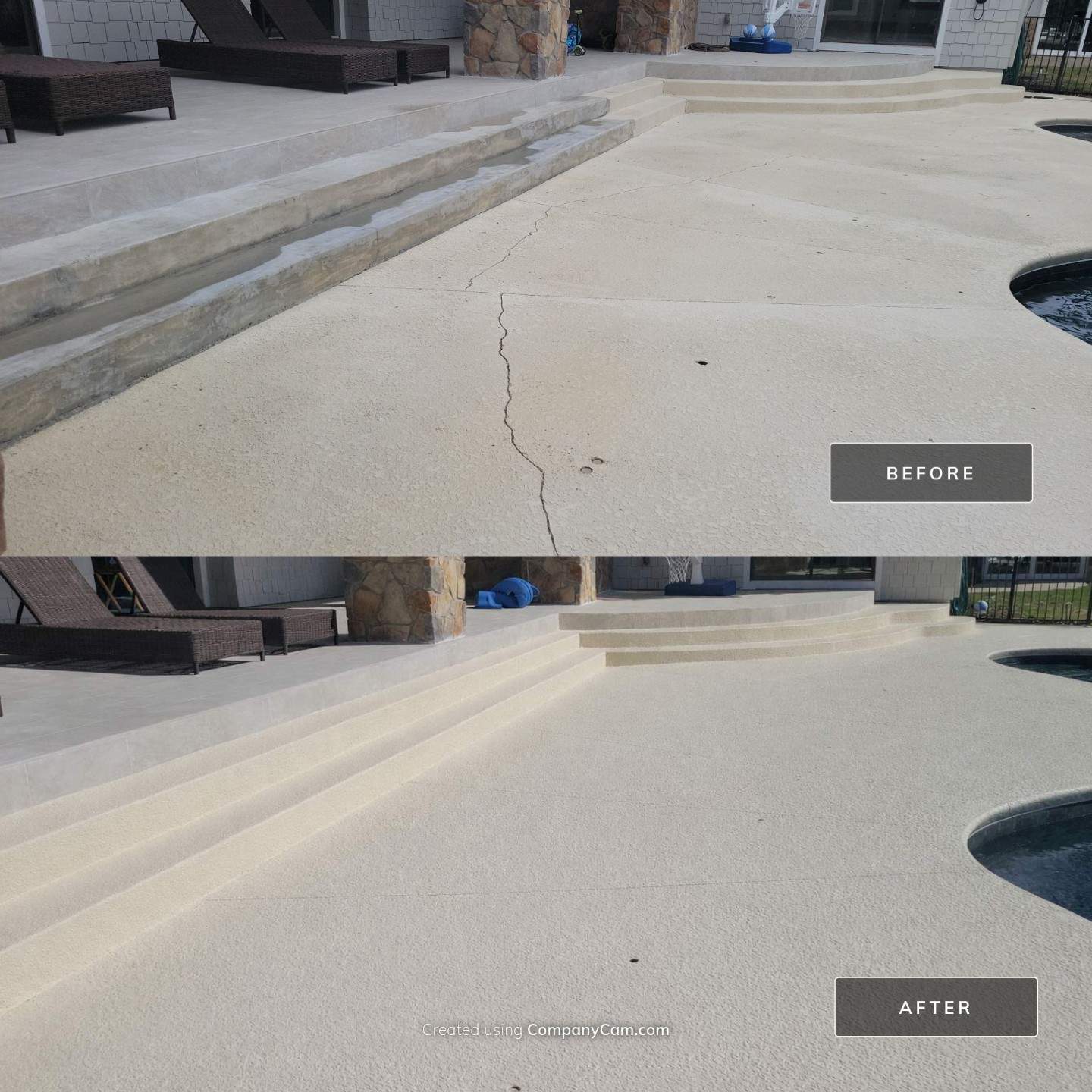 Pool Deck Crack Repair & Resurfacing in St. Johns, FL Image