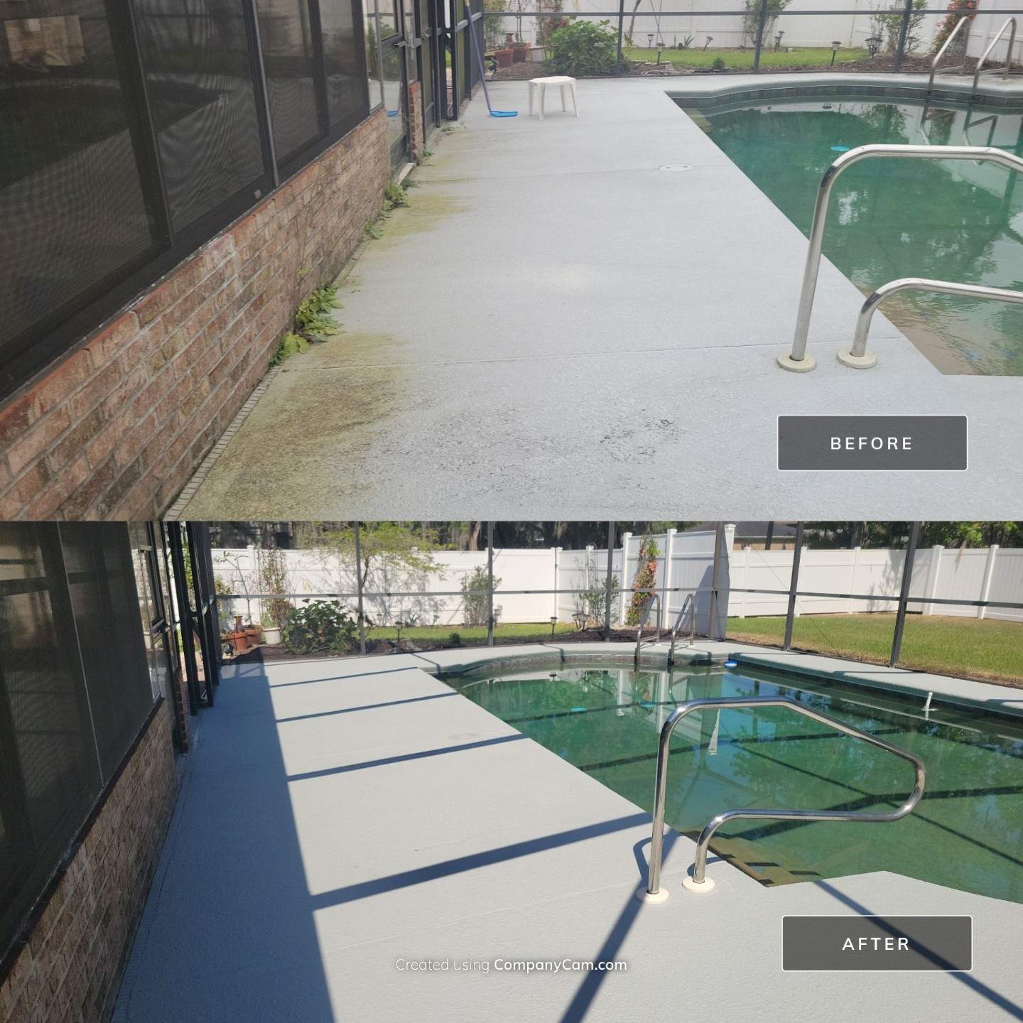 Pool Deck Sealing + Pressure Washing in Middleburg, FL Image