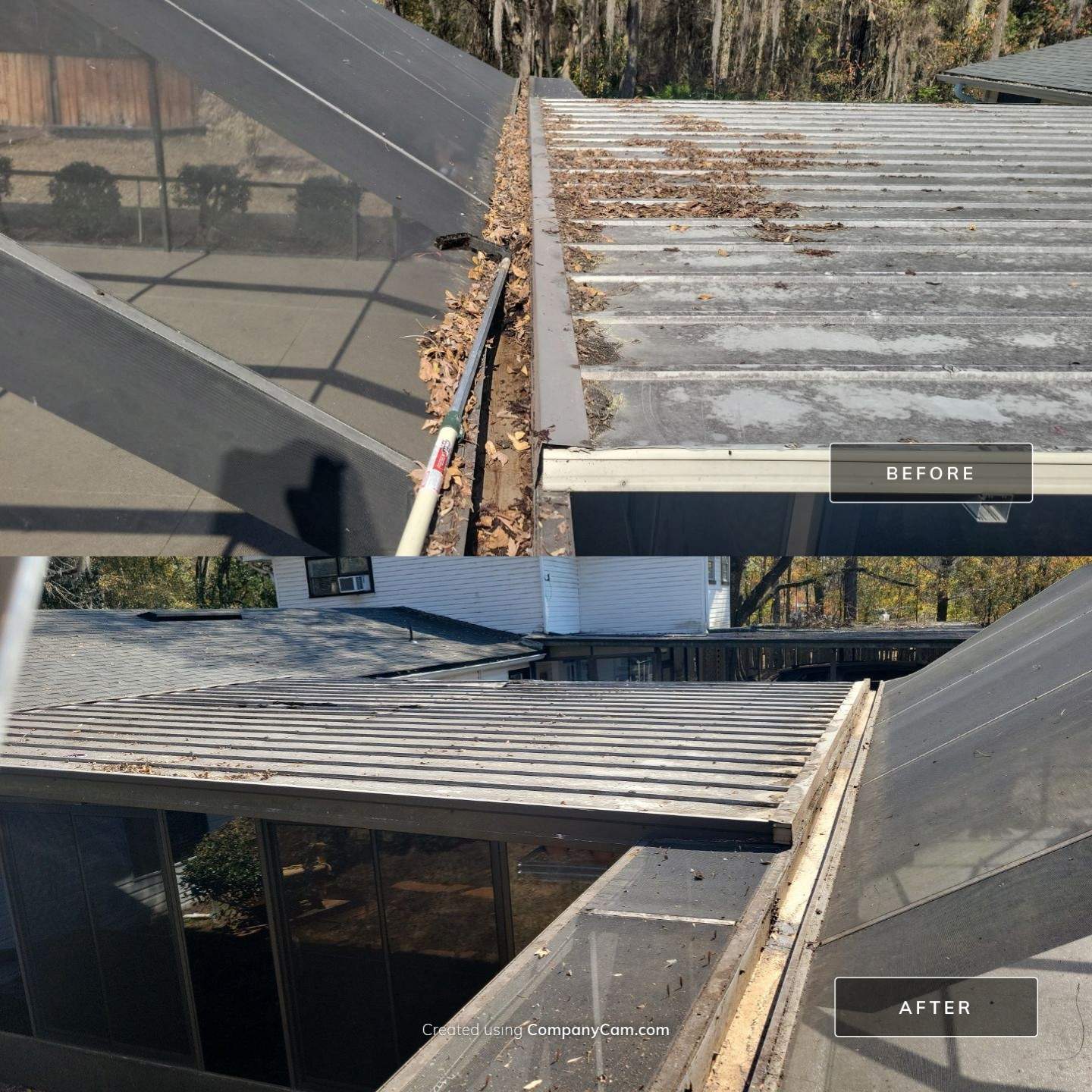 Screen Enclosure Cleaning & Gutter Cleaning Near Normandy Boulevard in Jacksonville, FL Image