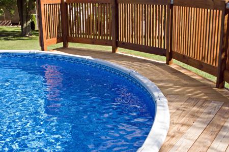 Pool deck installation