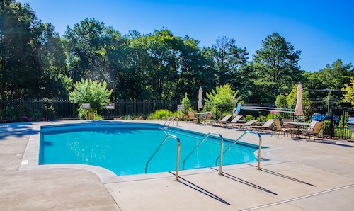 Pool deck resurfacing new